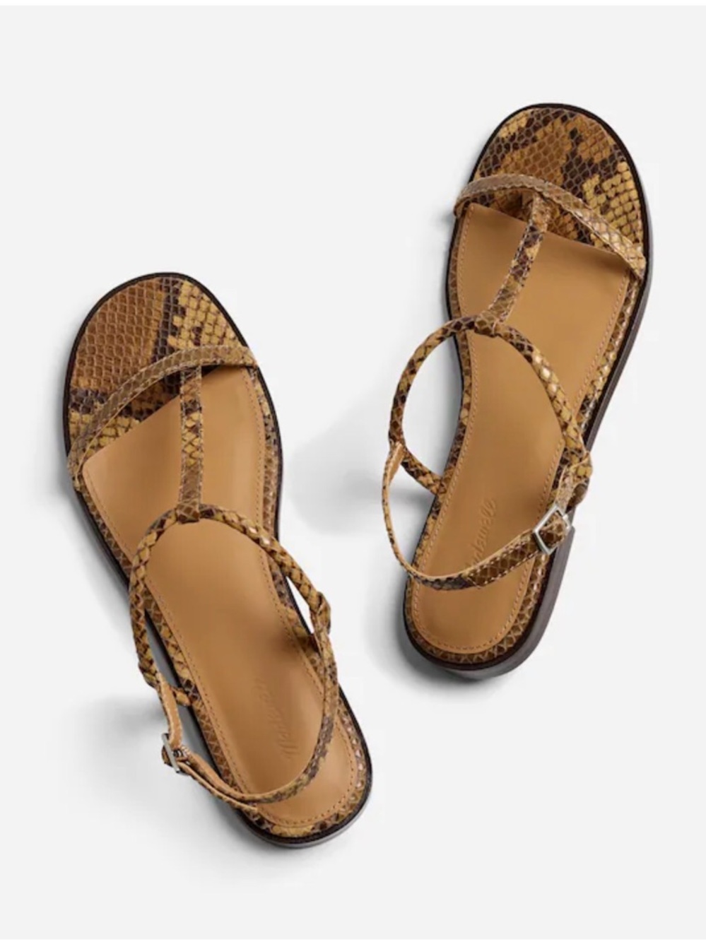 Madewell The Bev T-Strap Sandal